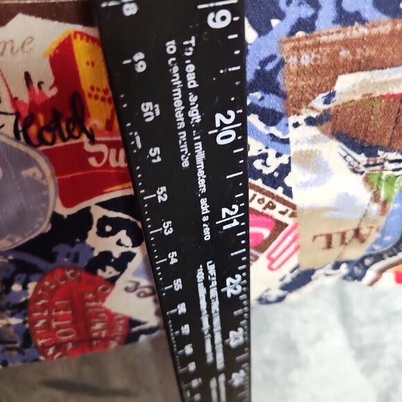 Christopher And Banks Vest Women's Sz M multicolored cotton spandex - Picture 3 of 9